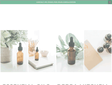 Tablet Screenshot of oilsforyoungandhealthyliving.com